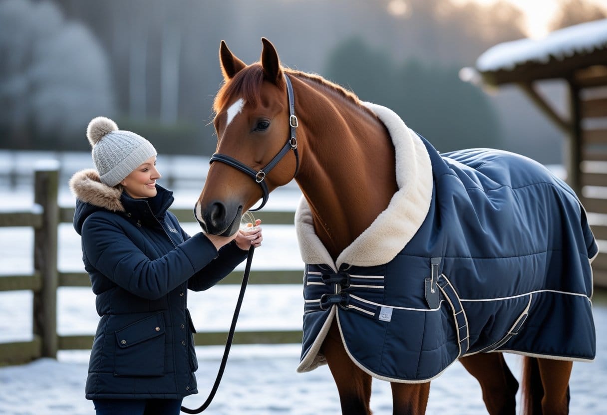Sådan holder du din hest varm og underholdt i vintermaanederne